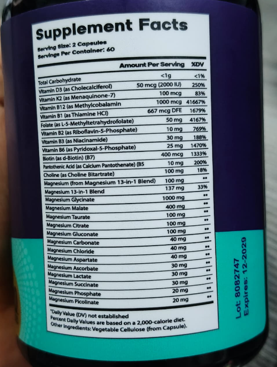 Mujer activa Magnesium Complex