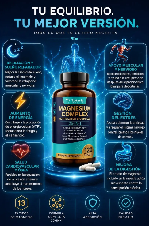 Ingredientes Magnesium Complex 25-IN-1