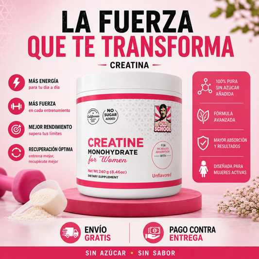 Creatina Ella - Creatina Monohidratada para Mujer