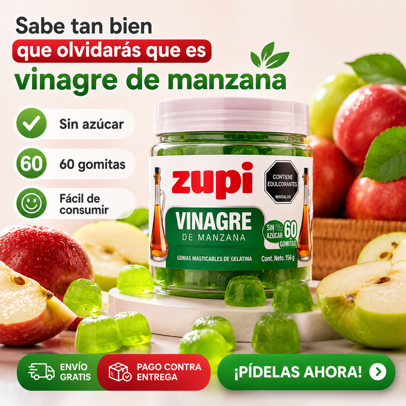 Gomas de Vinagre de Manzana Zupi 1